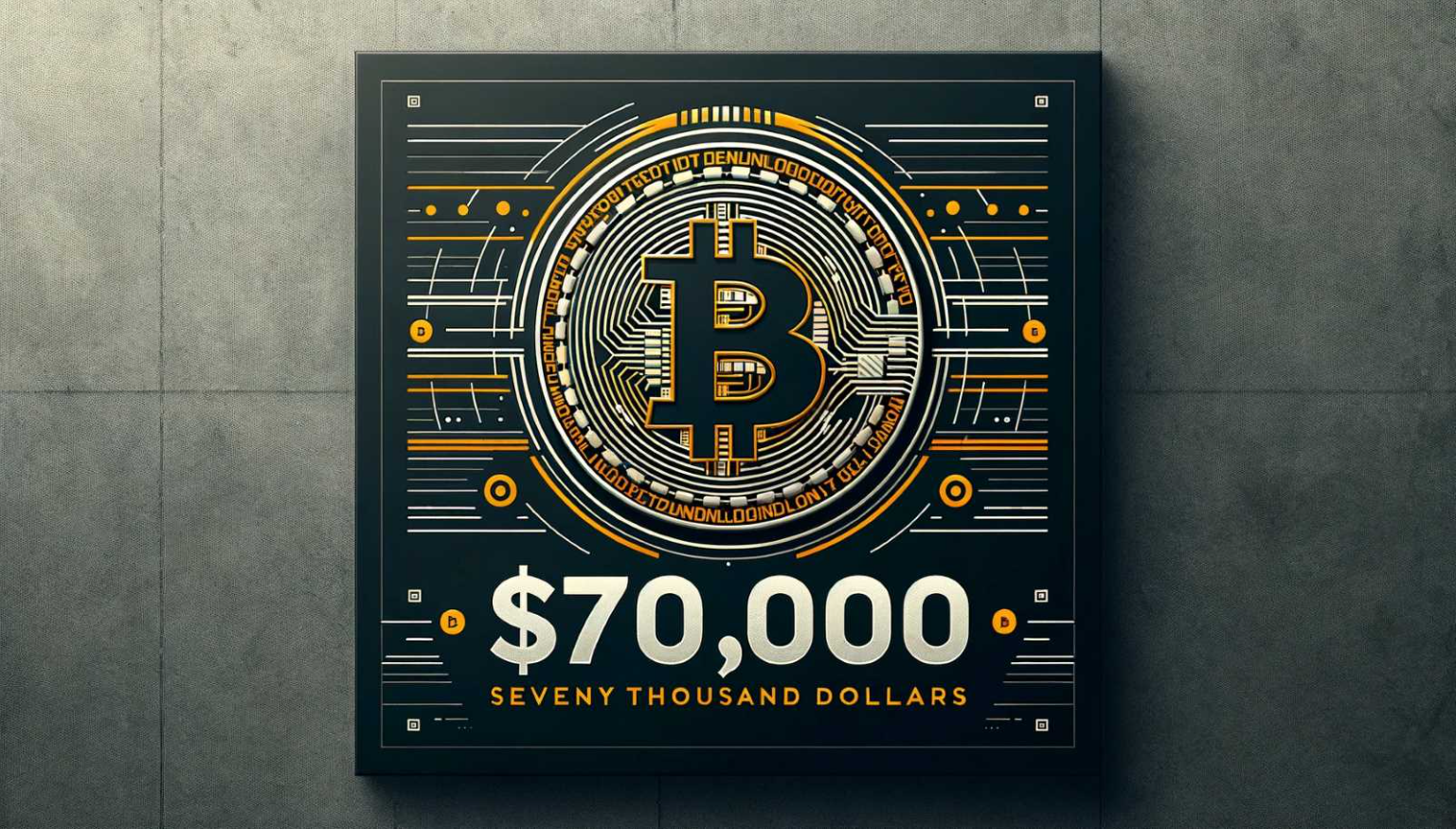 Các sự kiện cần chú ý sau khi giá Bitcoin chính thức đâm thủng và dao động quanh 70.000 USD